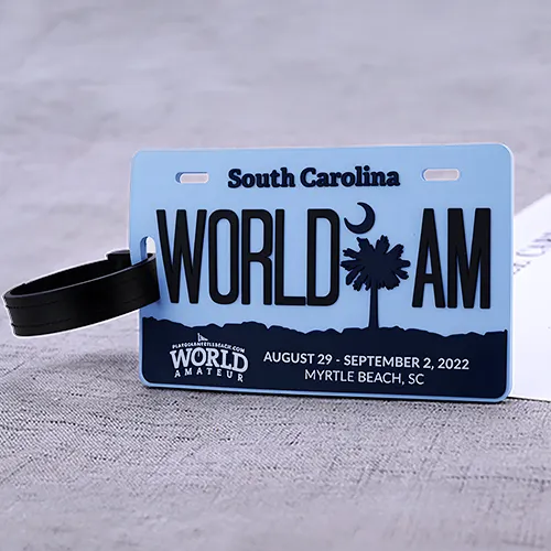 South Carolina World Am PVC Luggage Tag