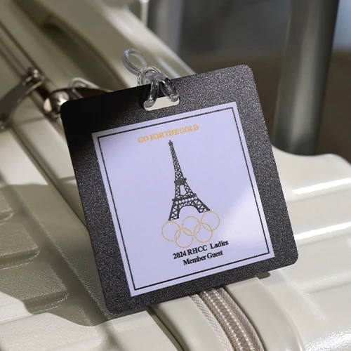 Eiffel Tower Gold Quest Custom Sports Bag Tag Eiffel Tower Gold Quest Custom Sports Bag Tag