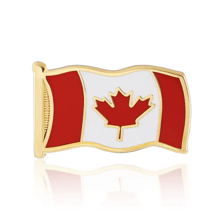 Stock Canada Flag Lapel Pins (S113)