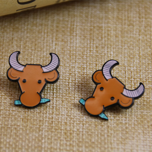 Custom Enamel Pins for Cow 