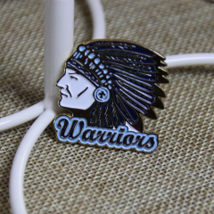 Soft enamel for Indian warriors pins