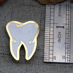 Soft Enamel Lapel Pins for Tooth