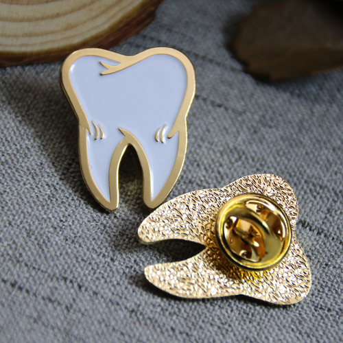 Soft Enamel Lapel Pins for Tooth