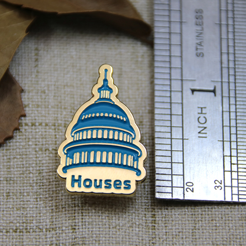 Soft Enamel Lapel pins for Blue Houses