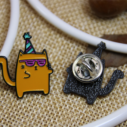 Soft Enamel Lapel pins for Orange Cat