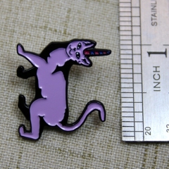 Purple Cat custom lapel pins