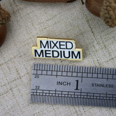 Hard Enamel Pins for Mixed Medium