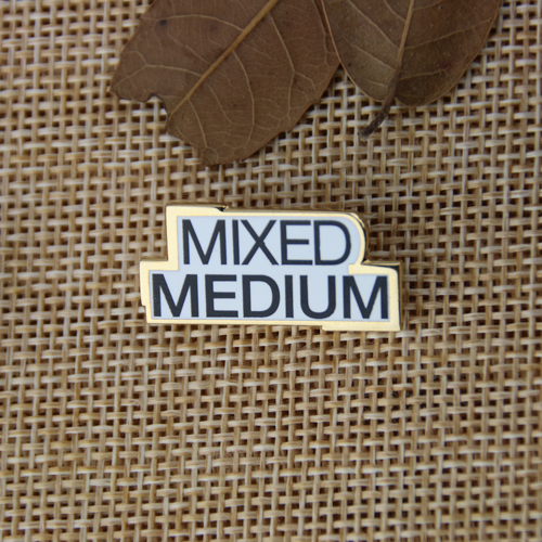 Hard Enamel Pins for Mixed Medium
