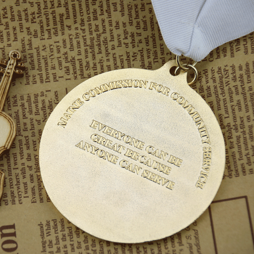 Custom Award Medals for Great Volunteers