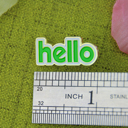 Lapel Pins for Hello
