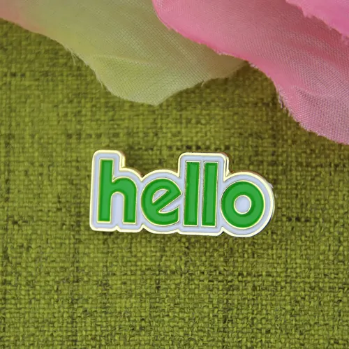 Lapel Pins for Hello