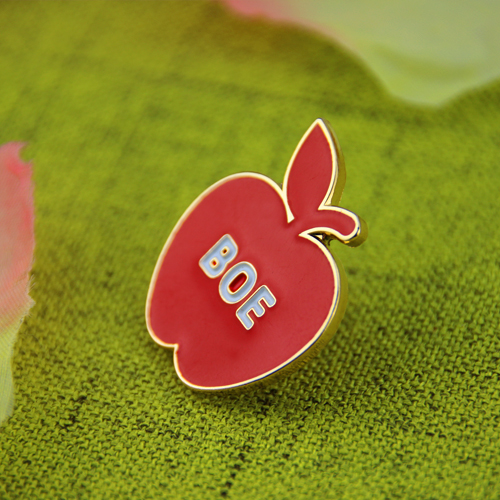 Hard Enamel Lapel Pins for Apple