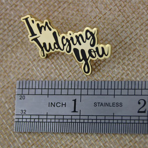 I'm Judging You Lapel Pins