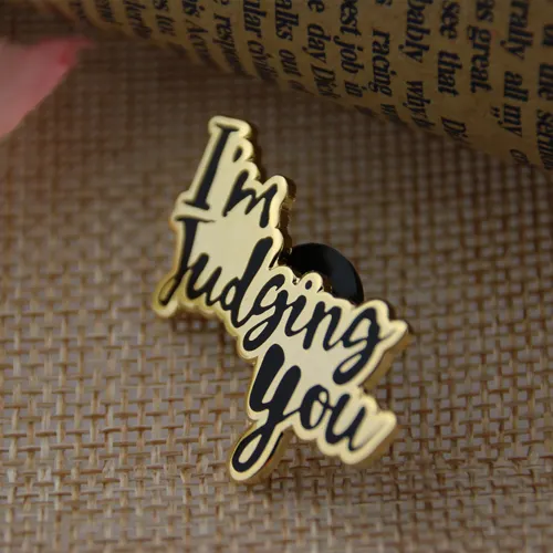 I'm Judging You Lapel Pins