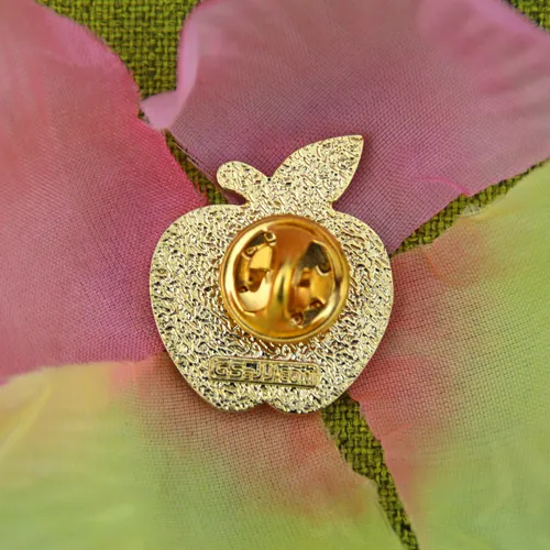 Hard Enamel Lapel Pins for Apple