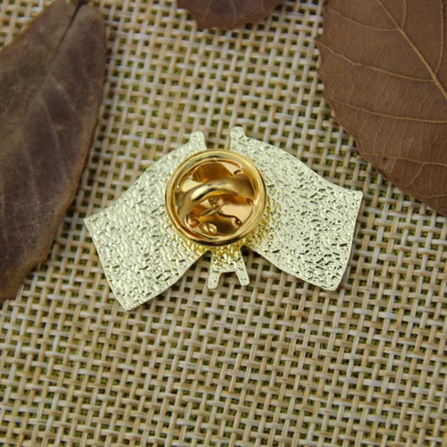 Soft Enamel Lapel Pins for Canadian and Arabian Flags