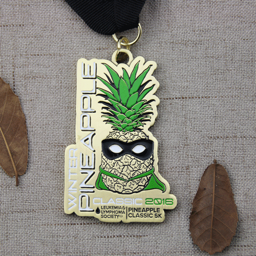 Custom Running Medals for Pineapple Classic 5K