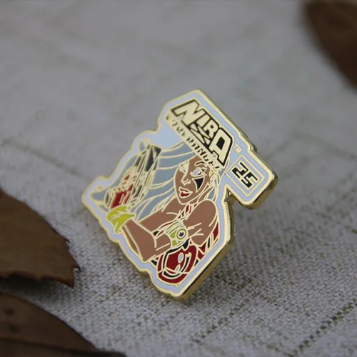 Hard Enamel pins for Nira