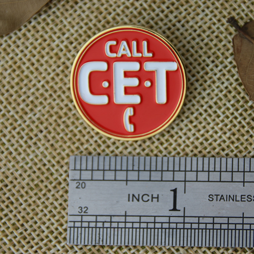 Soft Enamel Pins for Call CET