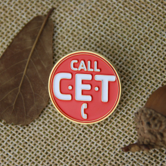 Soft Enamel Pins for Call CET