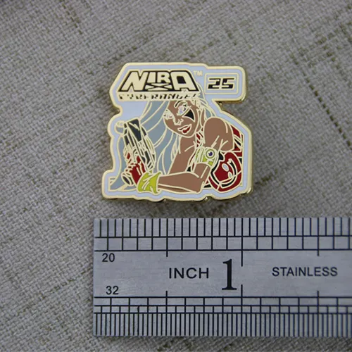 Hard Enamel pins for Nira