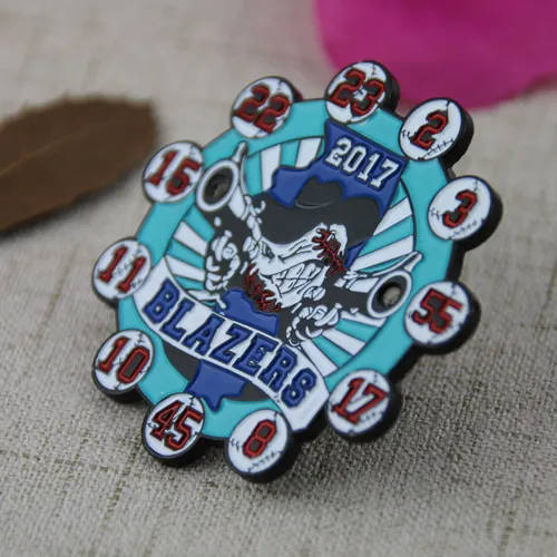 Custom Trading Pins for Baseball Blazers