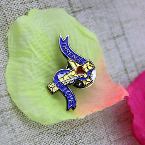 Soft Enamel Pins for Threads of Love