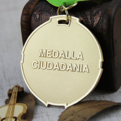 Customized Medals for Medalla Ciudadania