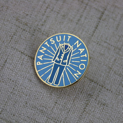 Hard Enamel Pins for Pantsuit