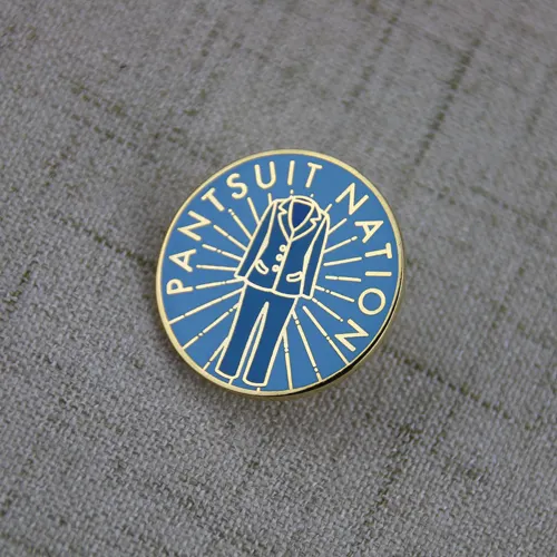 Hard Enamel Pins for Pantsuit
