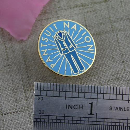 Hard Enamel Pins for Pantsuit