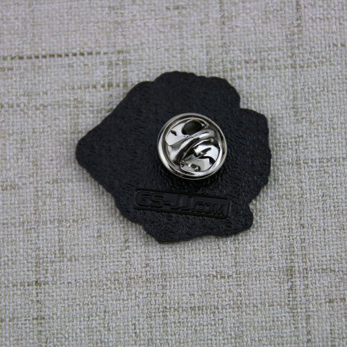 Soft Enamel Pins for Black and White Dog