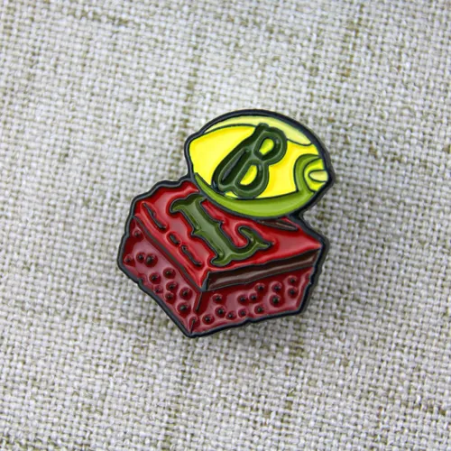 Lemon And Cheese Cake Soft Enamel Pins