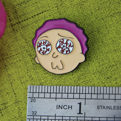 Enamel Pins for Cartoon Girl