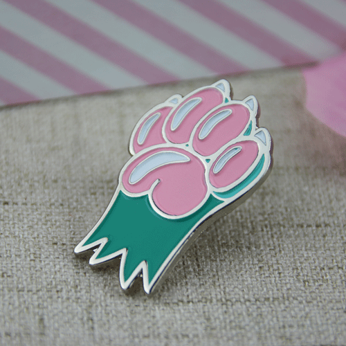 Custom Made Pins for Pink Paw