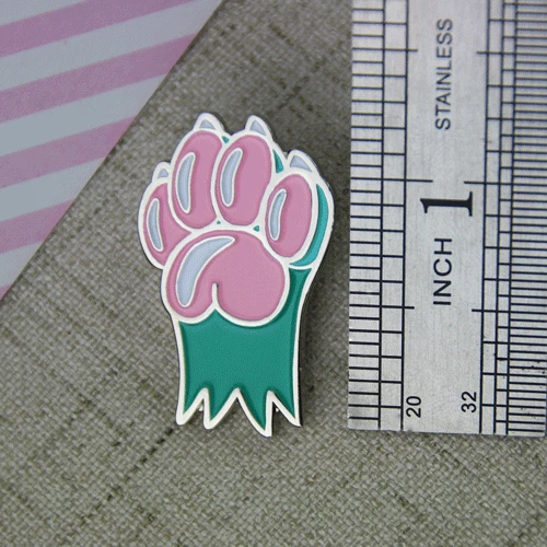 Custom Made Pins for Pink Paw Custom Made Pins for Pink Paw