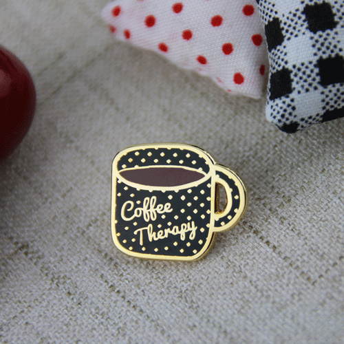 Custom Made Pins for Coffee Cup