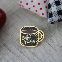 Custom Made Pins for Coffee Cup