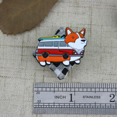 Custom Lapel Pins for Dog Bus