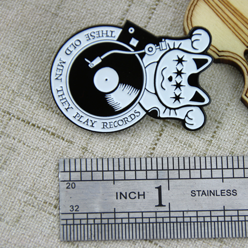 Soft Enamel Pins for Music Cat