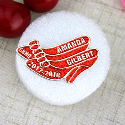 Soft Enamel Pins for Red High Heels