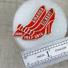 Soft Enamel Pins for Red High Heels