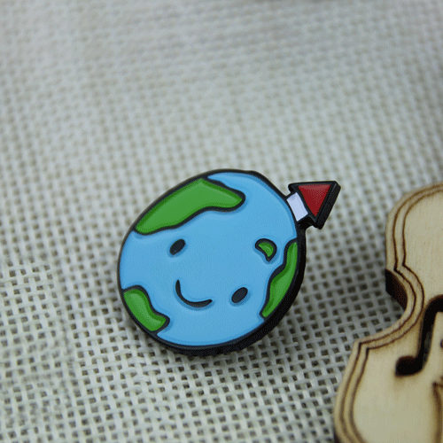 Custom Made Pins for Earth