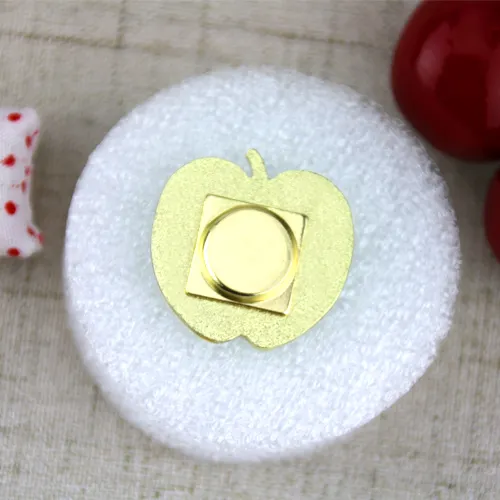 Custom Made Lapel Pins for Green Apple
