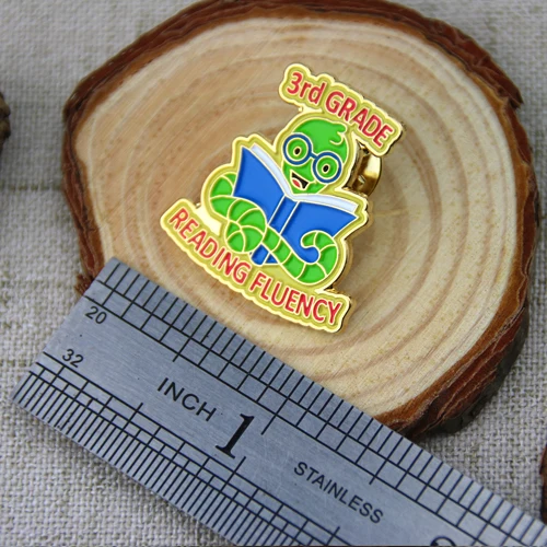 Soft Enamel Pins for Reading