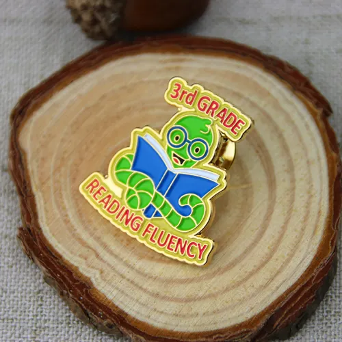 Soft Enamel Pins for Reading