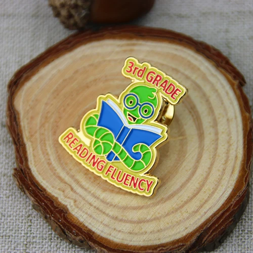 Soft Enamel Pins for Reading