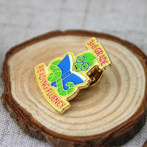 Soft Enamel Pins for Reading