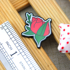Custom Made Lapel Pins for Rose