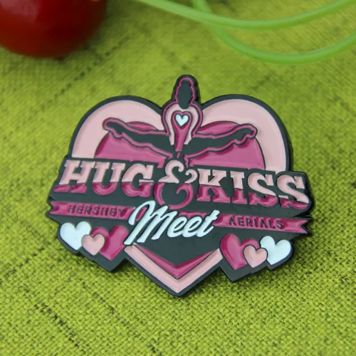 Custom Lapel Pins for Hug and Kiss